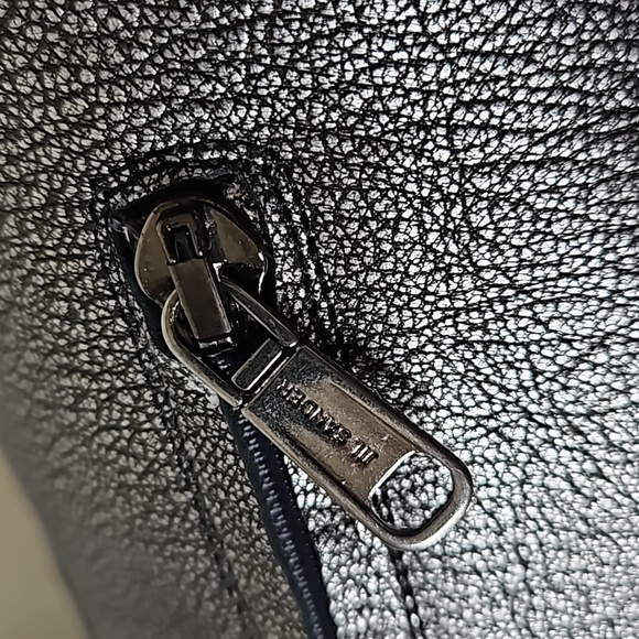 JIL SANDER: silver leather riding boots - Picture 6 of 9